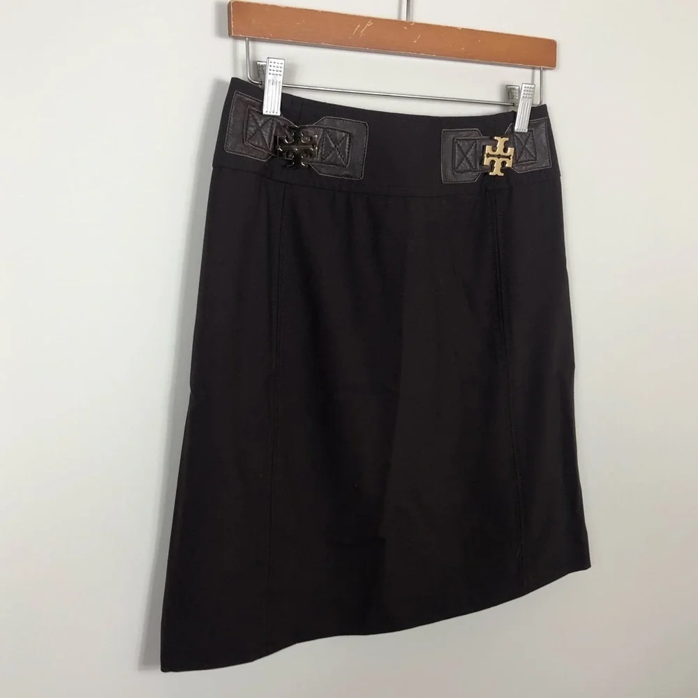 Tory Burch‎ // Signature Gold Medallion Skirt